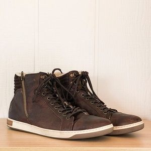 Bullboxer High Top Zip Sneaker / Leather Chucks